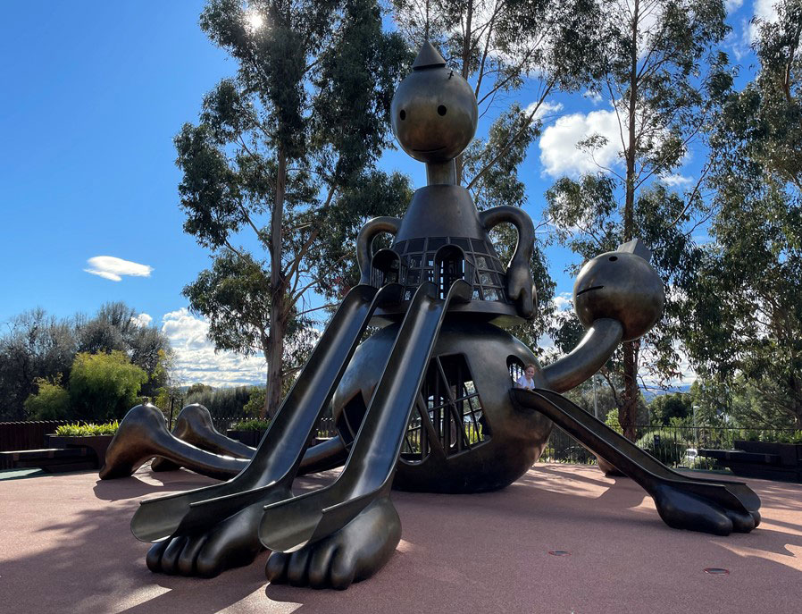 A kids playground in Tasmania